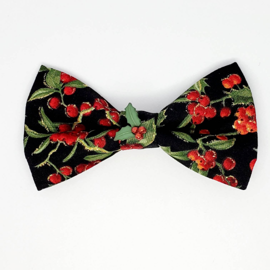 Christmas Cat Bow Tie Red Green Dog Bow Tie Plaid Cat Bow Tie Flannel Plaid Dog Bow Tie Plaid Dog Bow Tie